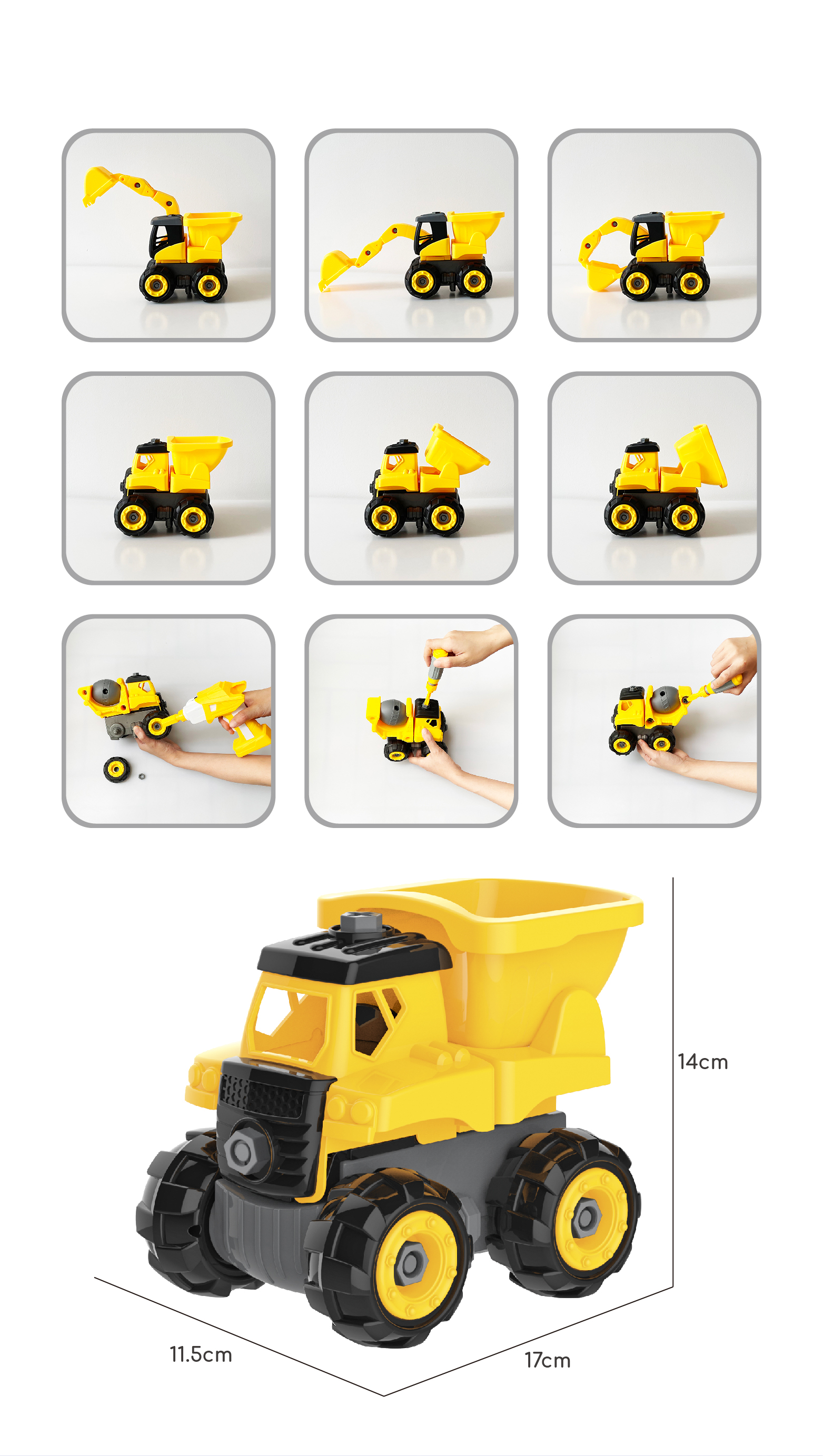 construction truck toys