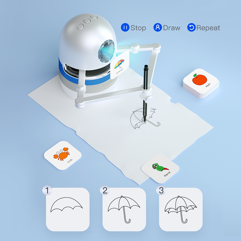 Quincy Education Talking Drawing Robot Toy for Kids