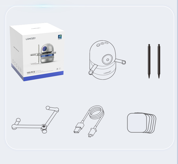 Landzo Quincy Drawing Robot - The Robot Artist - OKdo