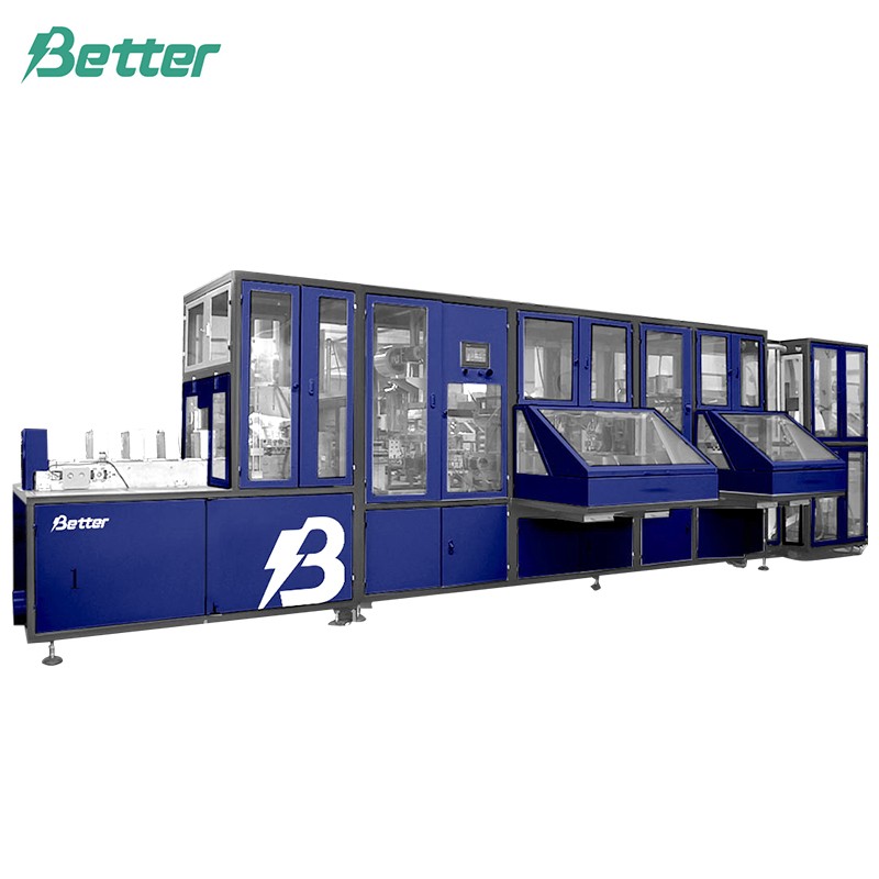 Automatische Platten-AGM-Umschlag- und Stapelmaschine für Blei-Säure-Batterien