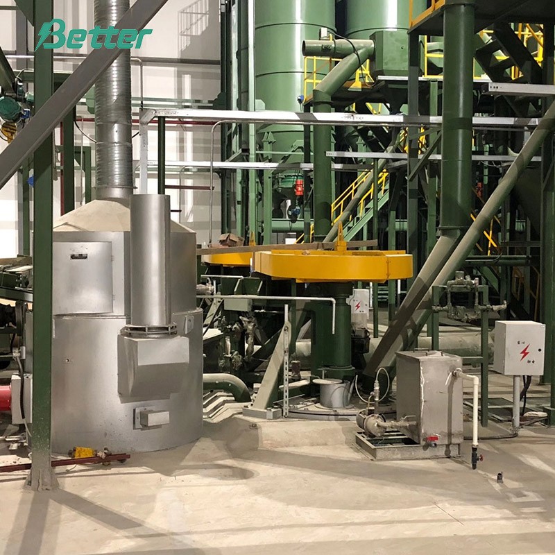 Sistema de producción de plomo rojo