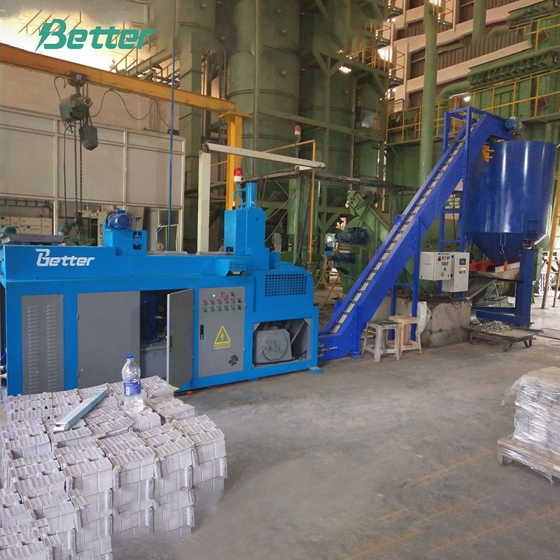 Máquina de corte en frío de lingotes de plomo