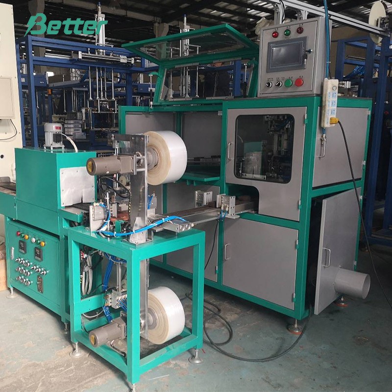 Máquina automática envolvente y apiladora AGM de placa para batería de plomo-ácido