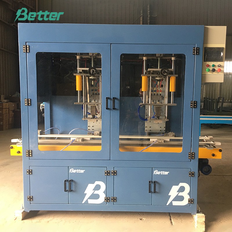 Máquina quemadora de postes de batería