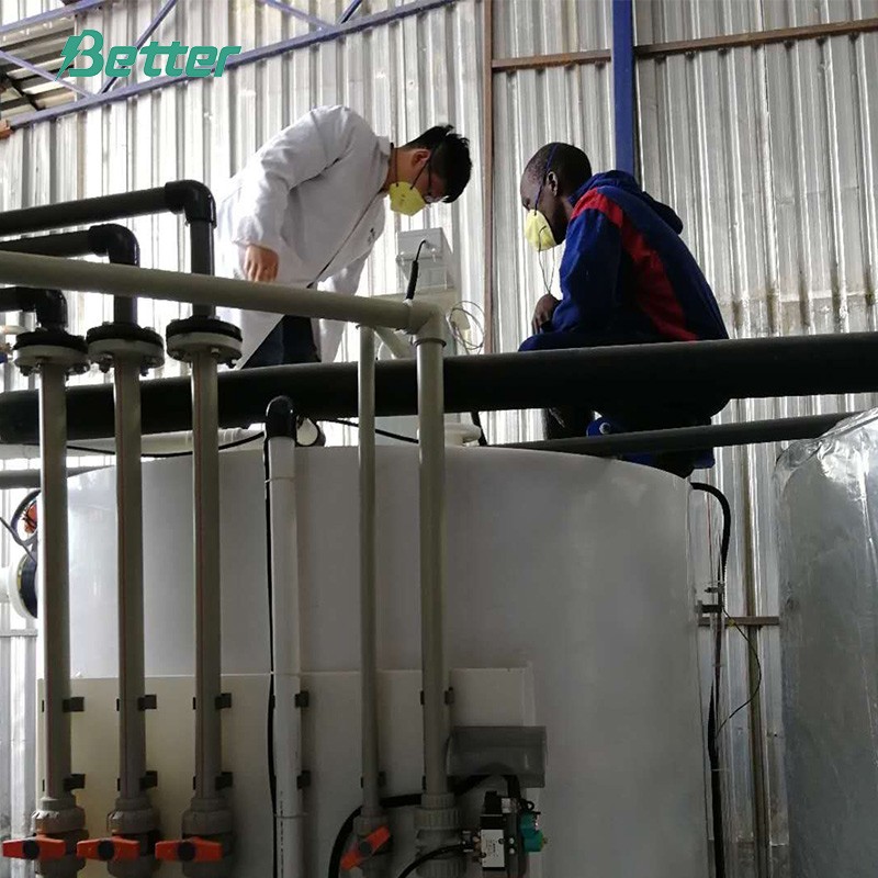 Sistema de dilución ácida