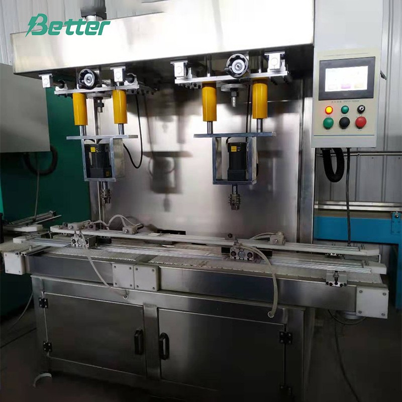 Máquina cepilladora de polos de batería