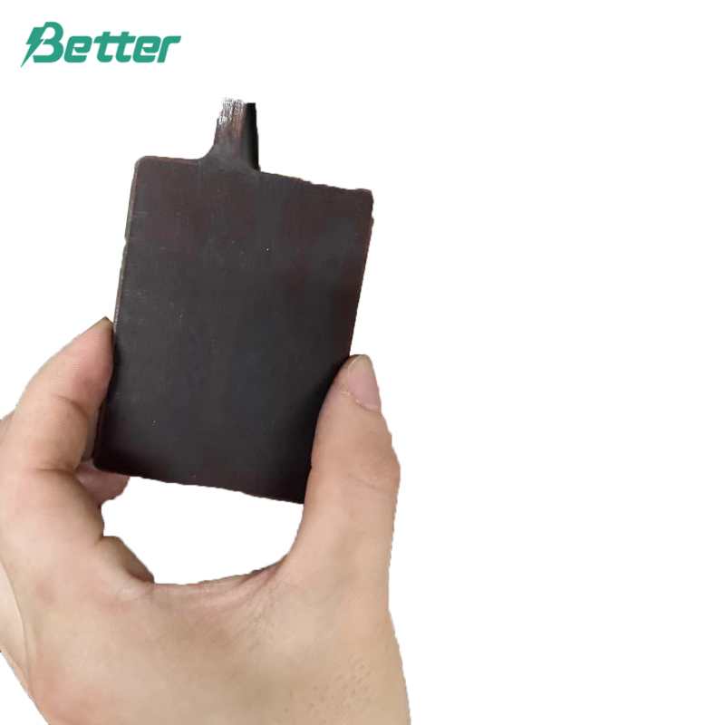 Plate of motorcycle battey