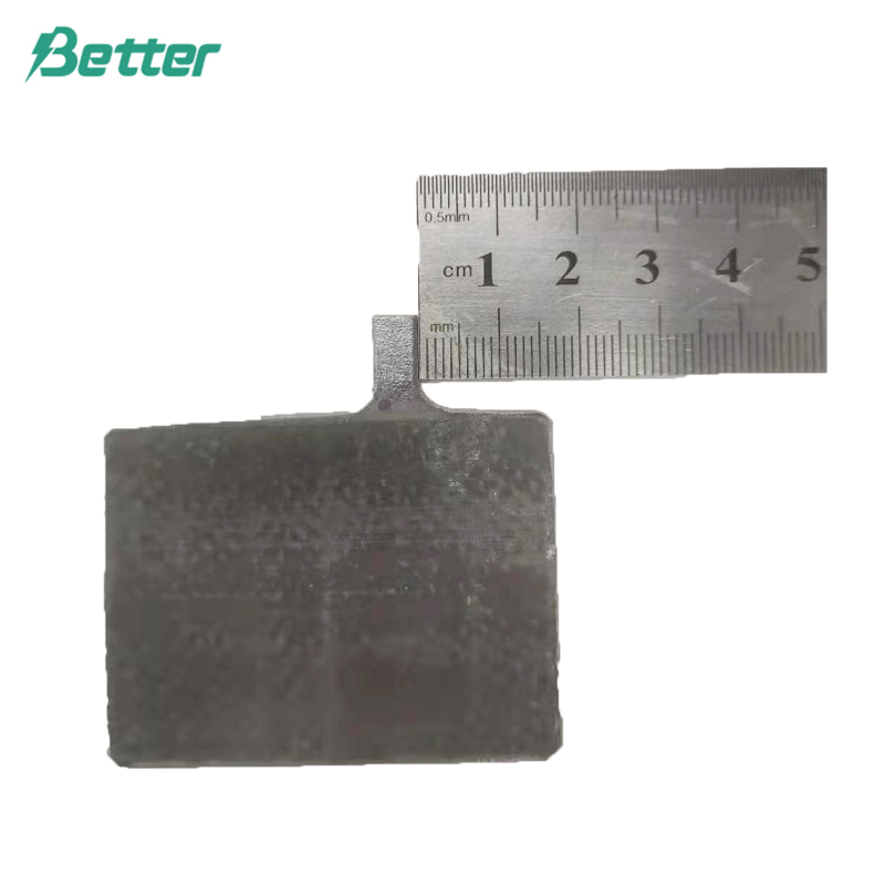 Plate of motorcycle battey