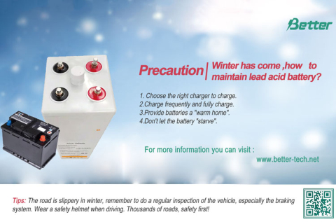 Précaution | L'hiver est arrivé, comment entretenir une batterie au plomb ?