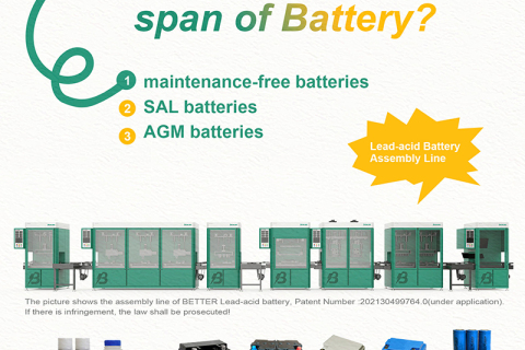 What is the life span of maintenance-free batteries, SAL batteries and AGM batteries?