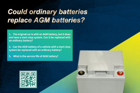 Les batteries ordinaires pourraient-elles remplacer les batteries AGM ?