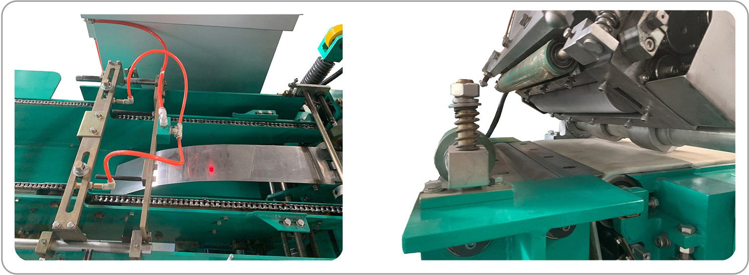 Double sides pasting machine