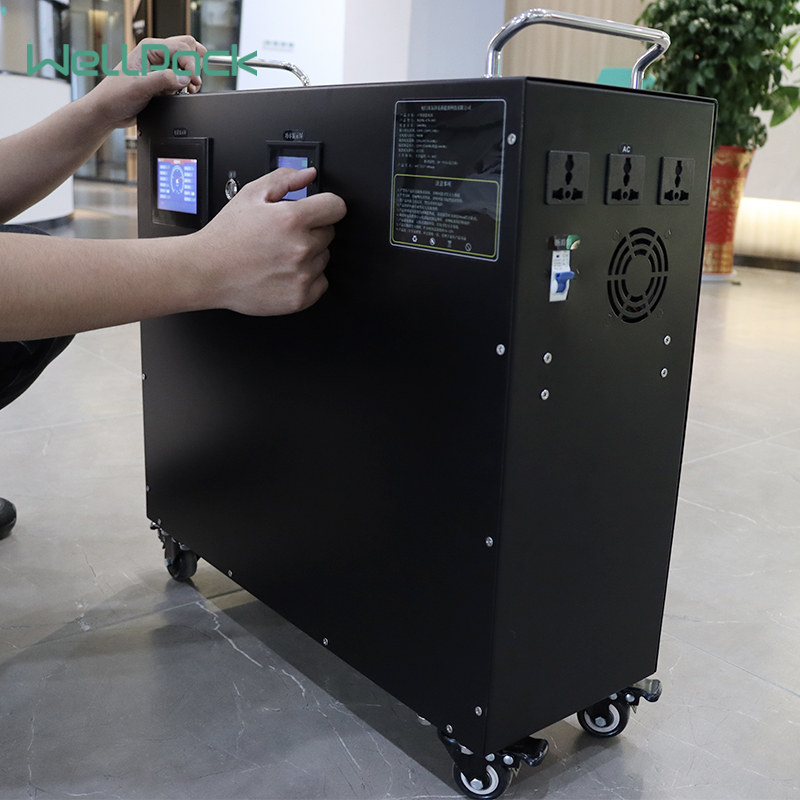 Gabinete de almacenamiento de energía portátil
