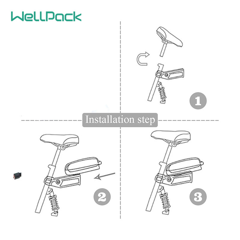 36V10.4Ah 用于 ebike 电动自行车电池