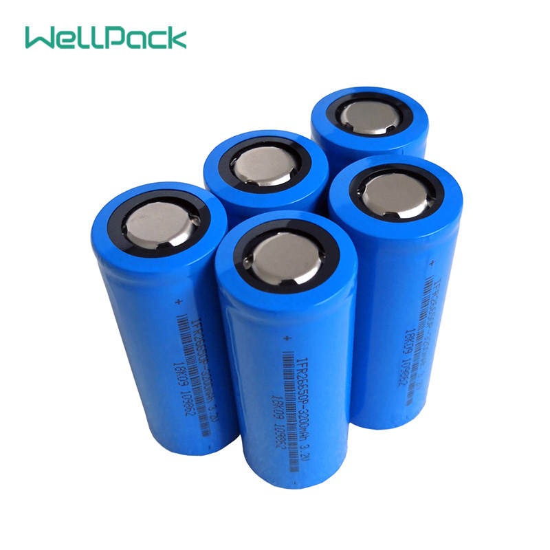 Batería de iones de litio 26650 celdas cilíndricas 3.2V3200mAh