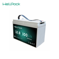 Batterie de stockage d'énergie solaire lifepo4 12,8 V, 100ah
