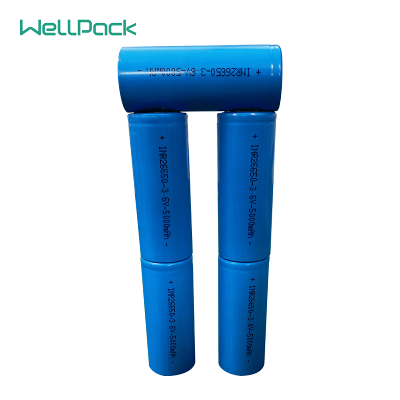 Celda cilíndrica NCM 26650 de 3,6 V y 5000 mAh
