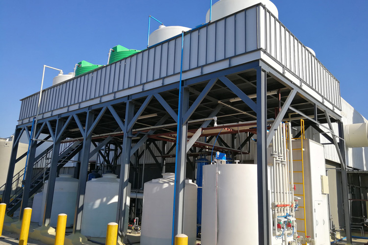 Proyecto de sistema de dilución ácida en África