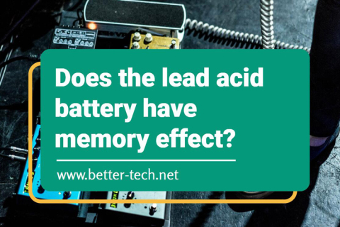 La batterie au plomb a-t-elle un effet mémoire ?