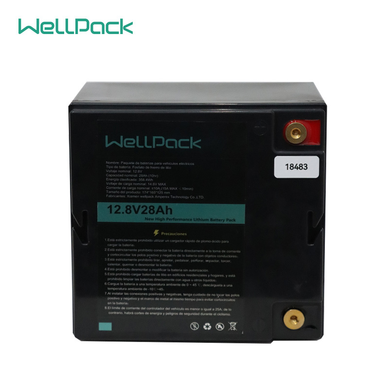 12,8 V, 28 Ah, beste Lithium-Ionen-Golfwagenbatterien zu verkaufen