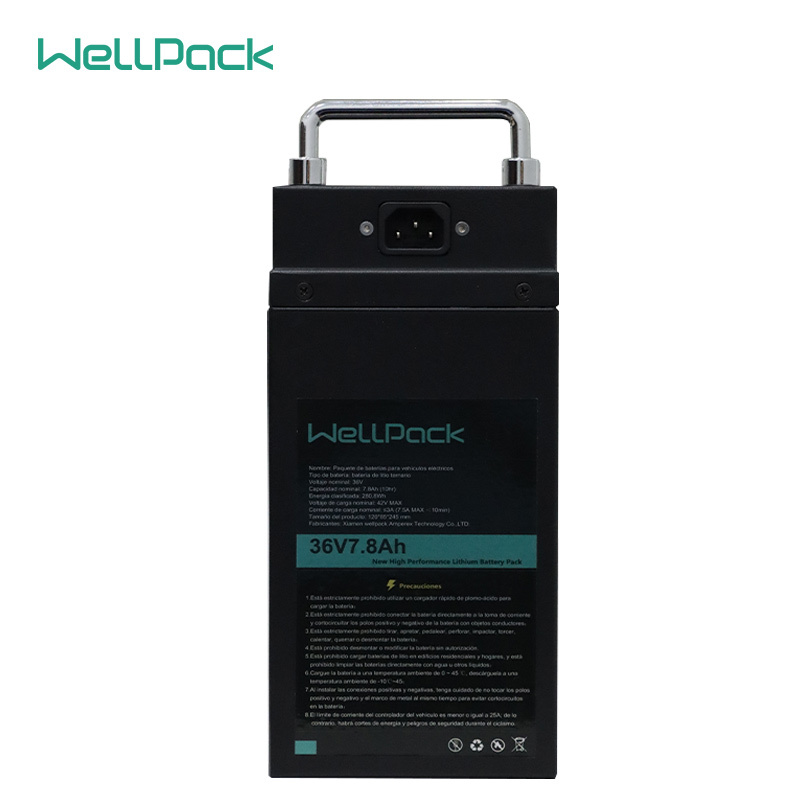 36V7.8Ah best lithium ion battery for electric bike
