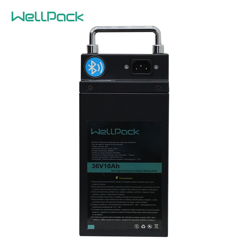 36V10Ah electric bike lithium ion battery pack