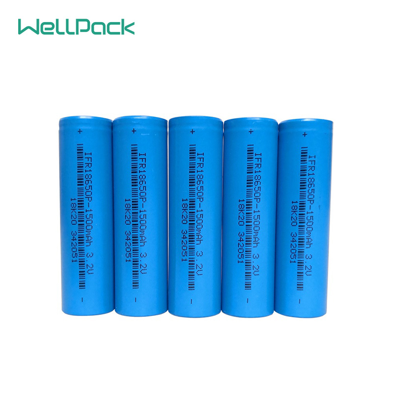 Célula de batería de litio cilíndrica 3.2V1500mAh 18650