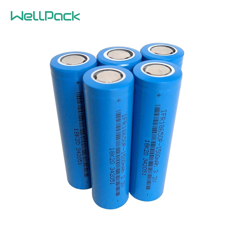 Célula de batería de litio cilíndrica 3.2V1500mAh 18650