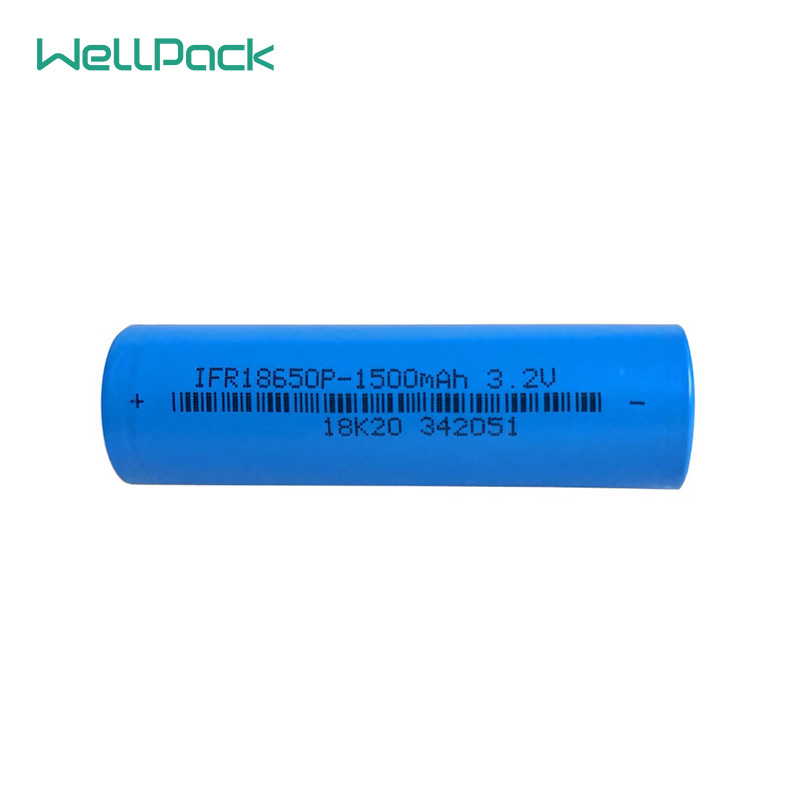 3.2V1500mAh 18650円筒形リチウム電池セル