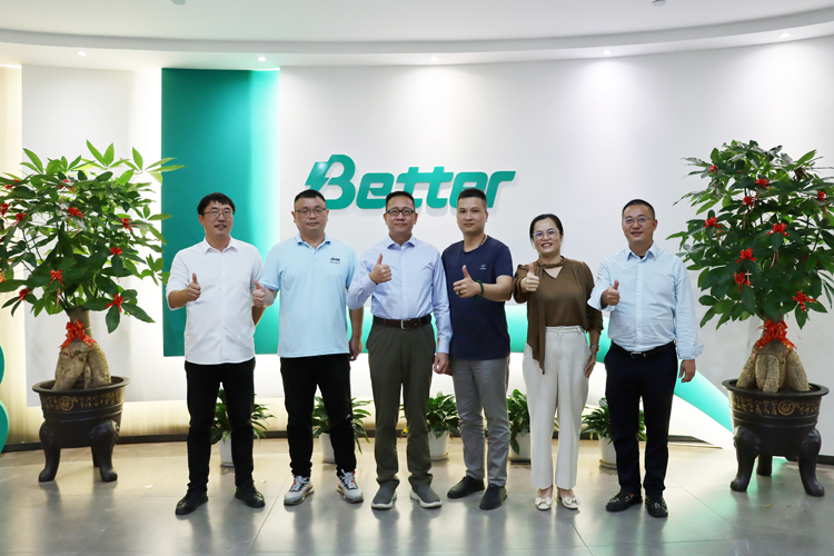 Una calurosa bienvenida a Lin Hongyu, vicepresidente de la Universidad de Huaqiao, para visitar Better Group