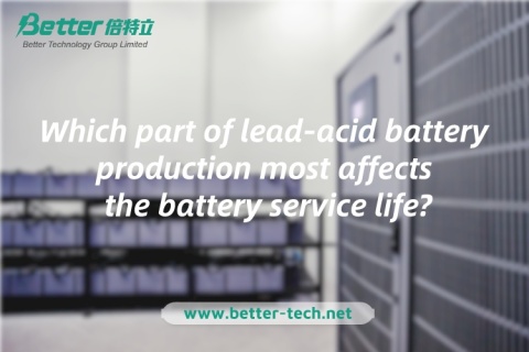 Quelle partie de la production de batteries au plomb affecte le plus la durée de vie de la batterie ?