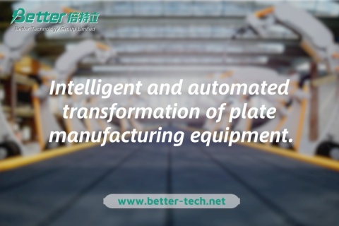 Transformation intelligente et automatisée des équipements de fabrication de plaques.