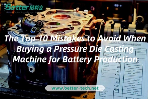 Pil Üretimi İçin Basınçlı Döküm Makinesi Alırken Kaçınılması Gereken İlk 10 Hata