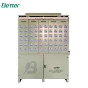 Máquina para fabricar cargadores y descargadores de baterías con formación de placas