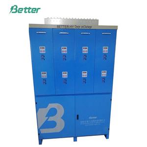Máquina para fabricar cargadores y descargadores de baterías con formación de placas