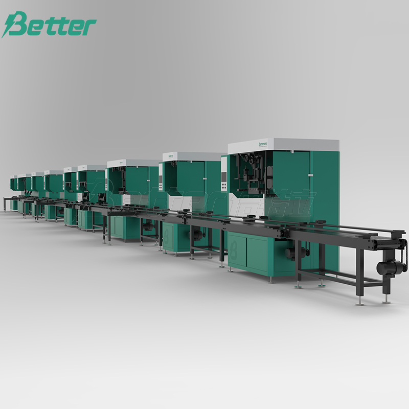Automatic battery assembly line