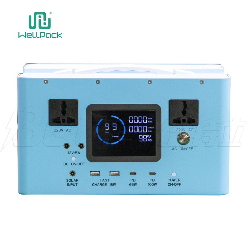 Central eléctrica portátil de 600w/alimentación para camping (WPP 600)