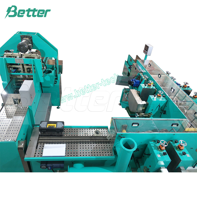 Máquina cortadora de placas de batería
