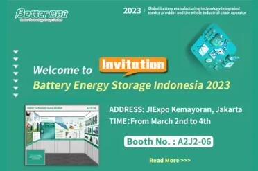 Better Group lädt Sie herzlich zu einem Treffen auf der Battery Energy Storage Indonesia ein