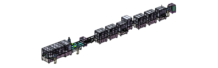 Automatic production equipment for electric vehicle battery pack