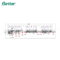 Automatic production line for cylindrical electric tool battery pack