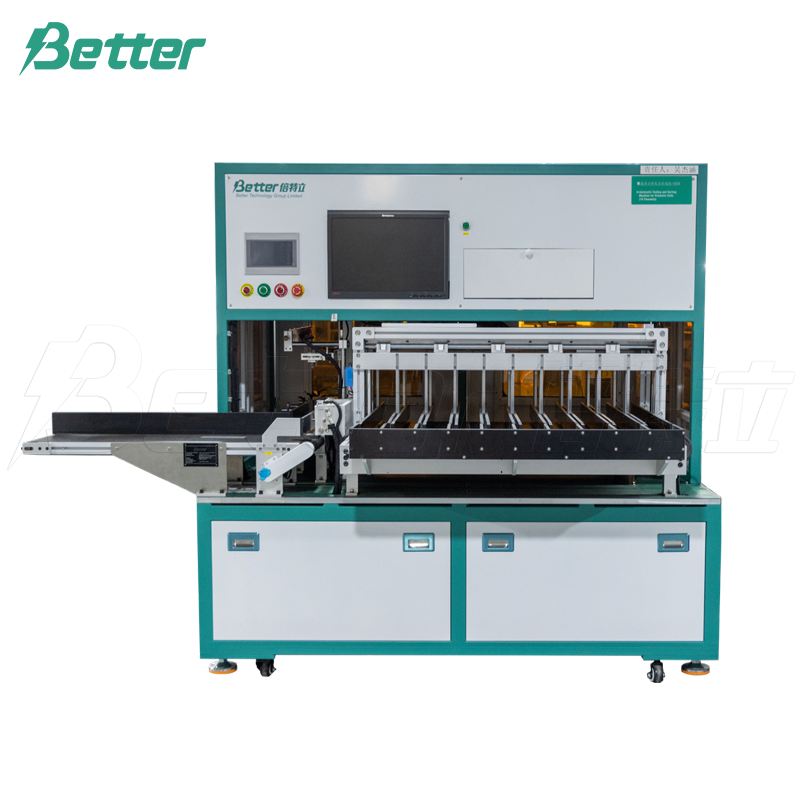 10-Kanal-Vierkantbatterie-Sortiermaschine