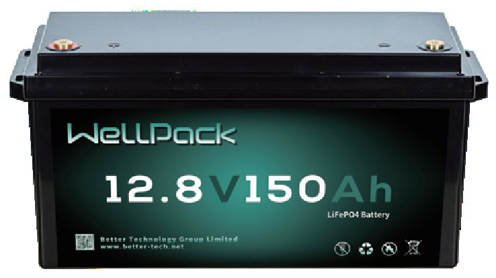 12V150Ah remplace la batterie plomb-acide par une batterie lithium-ion