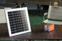 Centrale électrique portable à courant continu