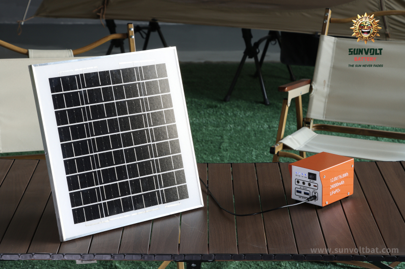 Centrale électrique portable à courant continu