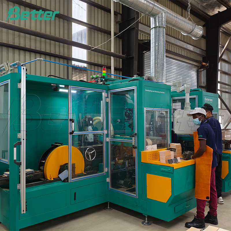 Séparateur, enveloppeur et empileur