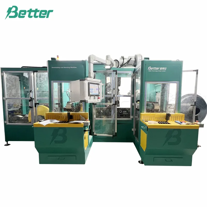 separator enveloping & stacking machine