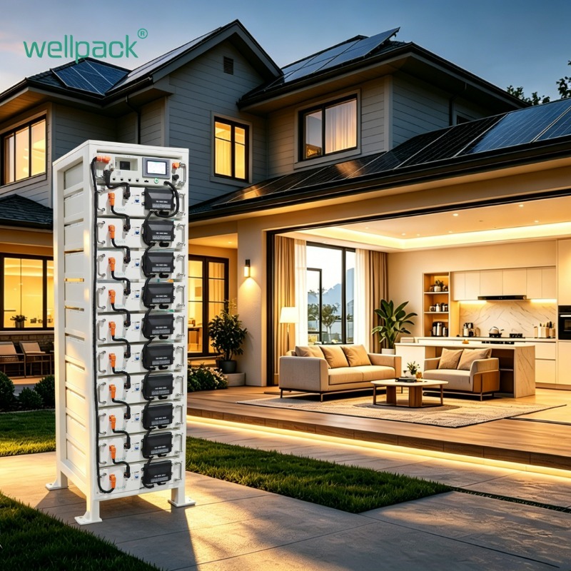 Conjunto de baterias de armazenamento de energia de alta tensão para montagem em rack WPC50-01