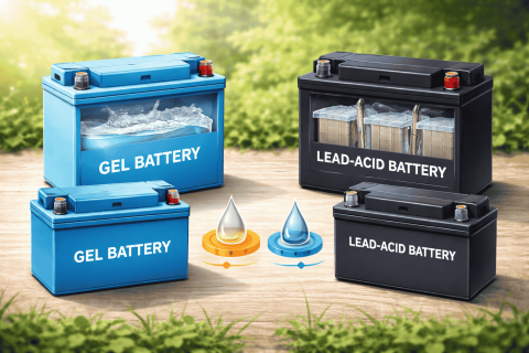 Diferencias entre baterías de gel y baterías de plomo-ácido