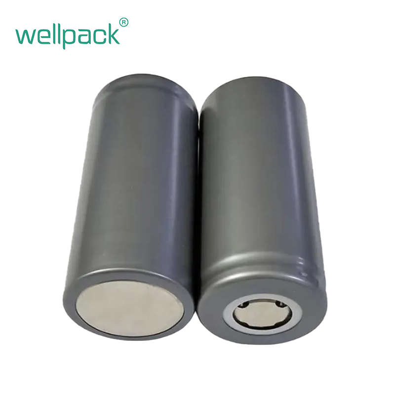 Cellules de batterie cylindriques LiFePO4 32700 de grande taille, 3,2 V, 6000 mAh
